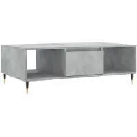vidaXL Soffbord betonggrå 104x60x35 cm konstruerat trä