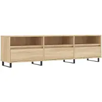 vidaXL Tv-bänk sonoma-ek 150x30x44,5 cm konstruerat trä