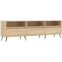 vidaXL Tv-bänk sonoma-ek 150x30x44,5 cm konstruerat trä