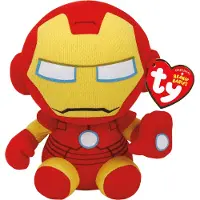 TY Gosedjur - Beanie Bebisar - 15 cm - Marvel Iron mån - - One Size - Gosedjur