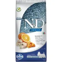 N&D N&amp;D Ocean dog adult torsk, pumpkin, orange mini 7 kg