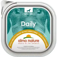 Almo Nature Daily med kyckling, skinka och ost våtfoder hund