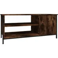 vidaXL TV-bänk, Rökfärgad Ek, 100X40X45 Cm
