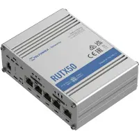 Teltonika RUTX50 - Trådlös router - WWAN 4-ports-switch - 1GbE, DNP3 - Wi-Fi 5 - Dubbelband - 3G, 4G, 5G - DIN-skenmonterbar, bordsmonterbar