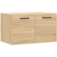 vidaXL Väggskåp sonoma-ek 60x36,5x35 cm konstruerat trä
