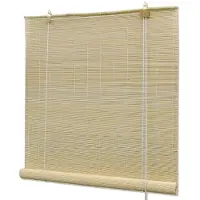 vidaXL Rullgardin i naturlig bambu 150 x 220 cm