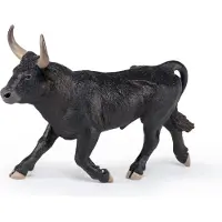 Papo -Handmlad - Statyett -Vnner p grden -Camargue Bull -51182 - Samlarobjekt - fr barn - Passar pojkar och flickor - frn 3 r