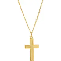 Top Gold silver kors guldpläterad 5256781500