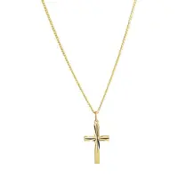 Top Gold förgyllt silver kors mönstrat 52 5089 1500
