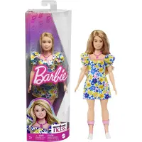 Barbie Docka - 30 cm - Fashionista Floral - Down Syndrom - - One Size - Docka