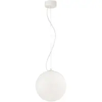 Ideal Lux Glas pendellampa Mapa, dimbar, Vitt / opal, Vardagsrum / matsal, Glas, Modern, Pendellampa