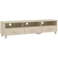 vidaXL Tv-bänk HAMAR honungsbrun 158x40x40 cm massiv furu