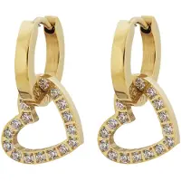 Edblad Eternal Heart Earrings Gold hjärtörhängen 125907