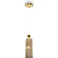 Maytoni Glas pendellampa Antic, dimbar, Mässing / guld, Vardagsrum / matsal, Glas, Modern, Pendellampa