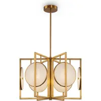 Maytoni Hänglampa Marmo, dimbar, Mässing / guld, Vardagsrum / matsal, Metall, Modern, Pendellampa