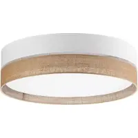 TK Lighting Taklampa Linobianco , dimbar, Brun / rost, Vardagsrum / matsal, Textil / tyger / siden, Modern, Taklampa