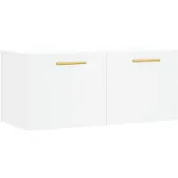 vidaXL Väggskåp vit 80x36,5x35 cm konstruerat trä