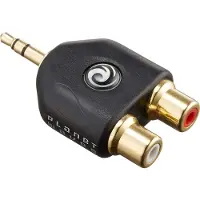 D'addario And Co 1/8 Inch Male Stereo to Dual RCA Female Adaptor