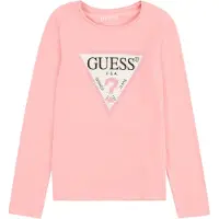 GUESS T-shirt silvergrå / rosa / svart / off-white