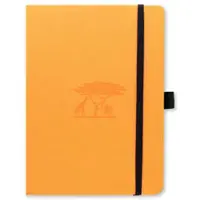 Dingbats* Earth A5+ Dotted - Tangerine Serengeti Notebook