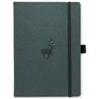 Dingbats* Wildlife A5+ Lined - Green Deer Notebook