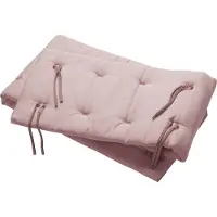 Leander Spjälsängsskydd - Linea/Luna - 32x180 - Dusty Rose - - One Size - Spjälsängsskydd