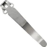 Flytanium Universal Long Pocket Clip FLY-1250LSW Stonewashed Titanium