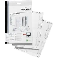 Durable 1459-02, Vit, 15 cm, 6,1 cm, 40 styck