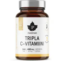 Puhdistamo Purification Tripla Vitamin C 400 mg, 240 kapslar