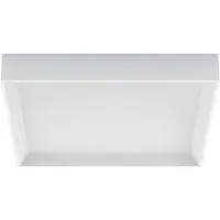 LINEA LIGHT LED taklampa Tara Q, Vitt / opal, Hall, Aluminium / grå / zink, Modern, LED-taklampa