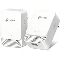 TP-LINK PG1200 KIT, 607 Mbit/s, Gigabit Ethernet, 10,100,1000 Mbit/s, HomePlug AV2, 300 m, Vit