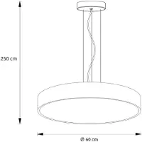 Arcchio Pendellampa Vanida , dimbar, Vitt / opal, Kök, Aluminium / grå / zink, Modern