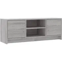 vidaXL Tv-bänk grå sonoma 102x30x37,5 cm konstruerat trä
