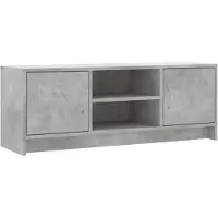 vidaXL TV-bänk, Betonggrå, 102x30x37,5 cm