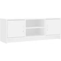 vidaXL Tv-bänk vit 102x30x37,5 cm konstruerat trä