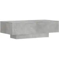 vidaXL Soffbord betonggrå 100x49,5x31 cm konstruerat trä