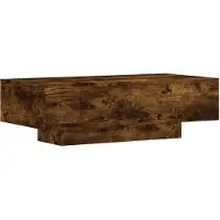 vidaXL Soffbord, Rökfärgad Ek, 100X49,5X31 Cm