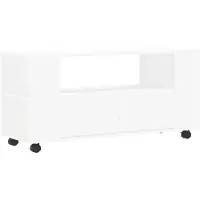 vidaXL TV-skåp vit 102x34,5x43 cm konstruerat trä