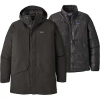 Patagonia - Parkas - M's Tres 3-in-1 Parka Black för Unisex - Storlek S - Svart