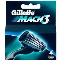 Gillette Mach3 rakblad - 4 st
