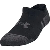 Under Armour Ankelstrumpor - 3-pack - Svart/Grå - - 31,5/36,5 - Strumpor