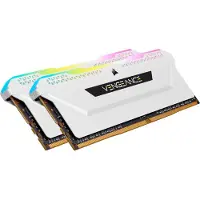 Corsair Vengeance RGB PRO SL - DDR4 - sats - 16 GB: 2 x 8 GB - DIMM 288-pin - 3200 MHz / PC4-25600 - CL16 - 1.35 V - ej buffrad - icke ECC - vit