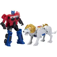 Transformers : Rise of the Beasts Movie Beast Alliance Beast Combiners 2-Pack Optimus Prime & Lionblade Toys Ages 6 och upp 5-tums