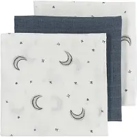 Meyco Baby Moon 70x70 Cm Muslin 3 Enheter