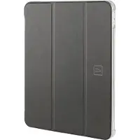 Tucano Satin - Skärmskydd för surfplatta - polykarbonat, återvunnen plast, termoplastisk polyuretan (TPU) - svart - 10.9 - för Apple 10.9-inch iPad (10:e generation)