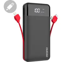 Dudao K1Pro powerbank 20000mAh 15Watt 4xcables sortering