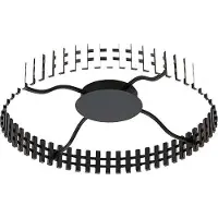 Orion LED taklampa Mansion, dimbar, Svart, Vardagsrum / matsal, Metall, Modern, LED-taklampa