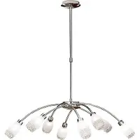 Orion Hänglampa MARISA, dimbar, Förkromad / silver, Vardagsrum / matsal, Metall, Modern, Pendellampa