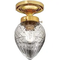 Orion Taklampa ENNA, dimbar, Brun / mässing, Vardagsrum / matsal, Metall, Antik, Taklampa