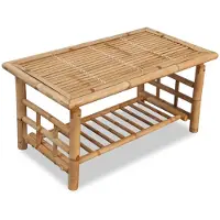 vidaXL Soffbord bambu 90x50x45 cm